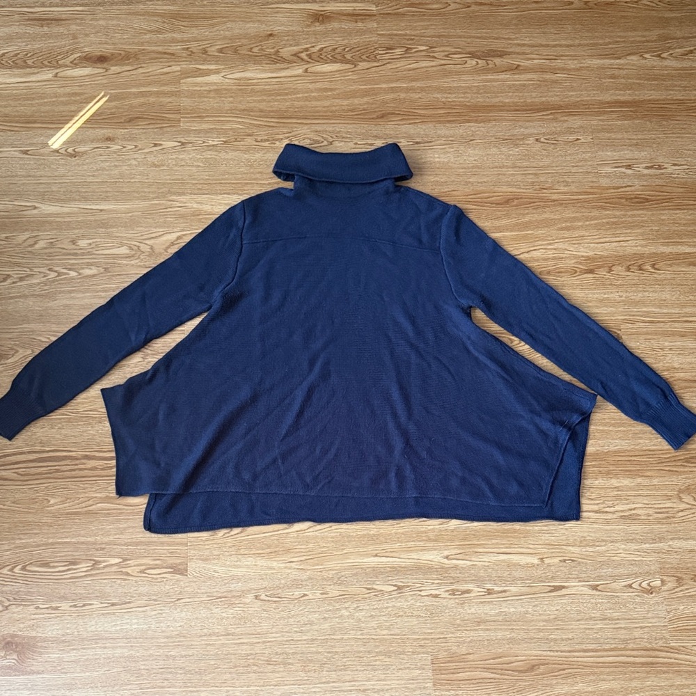 Navy Turtleneck Sweater